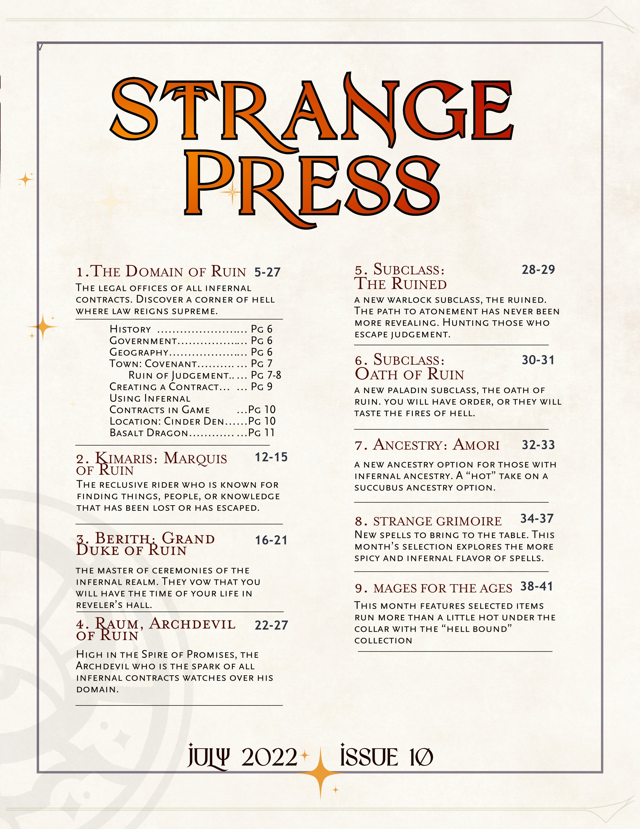Strange Press 10 | July 2022